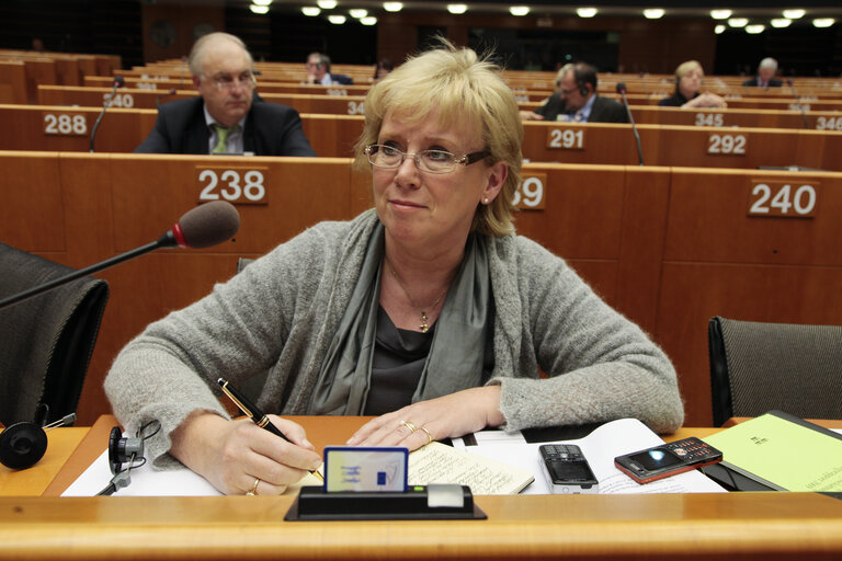 Снимка 4: Lena EK  at the EP in Brussels.