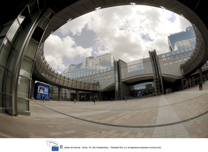 Fotografija 3: EP building in Brussels.