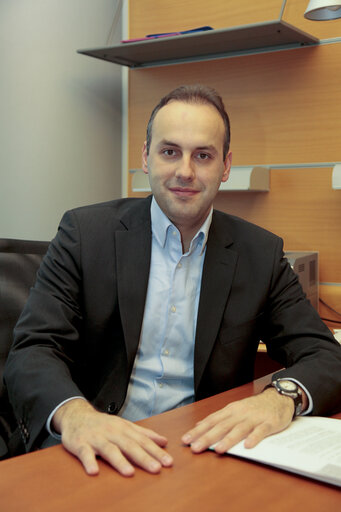 Georgios PAPANIKOLAOU at the EP in Brussels.