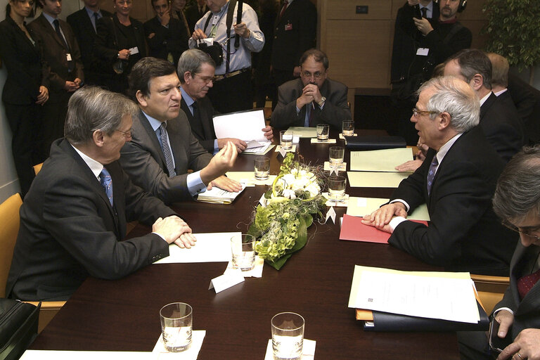 Fotografija 2: EP President meets with the Federal Chancellor of Austria.