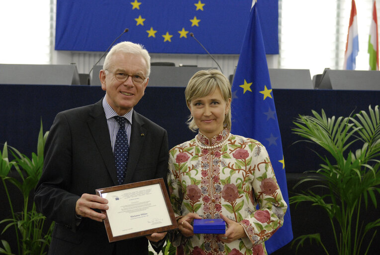 Medal presentation ceremony to former MEPs