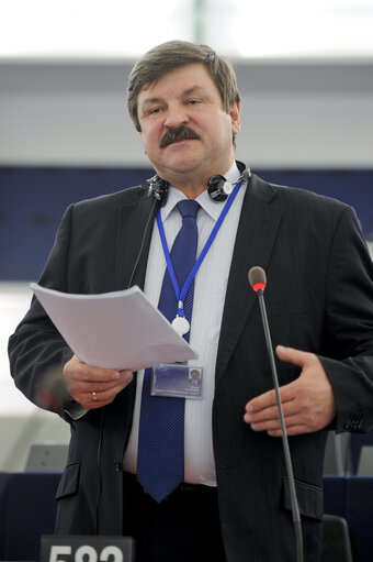 Снимка 22: Plenary Session in Strasbourg - Week 7 - 2012