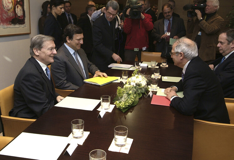 Fotografija 1: EP President meets with the Federal Chancellor of Austria.