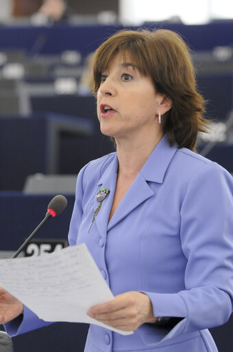 Photo 1 : MEP's in Strasbourg Hemicycle - week 19