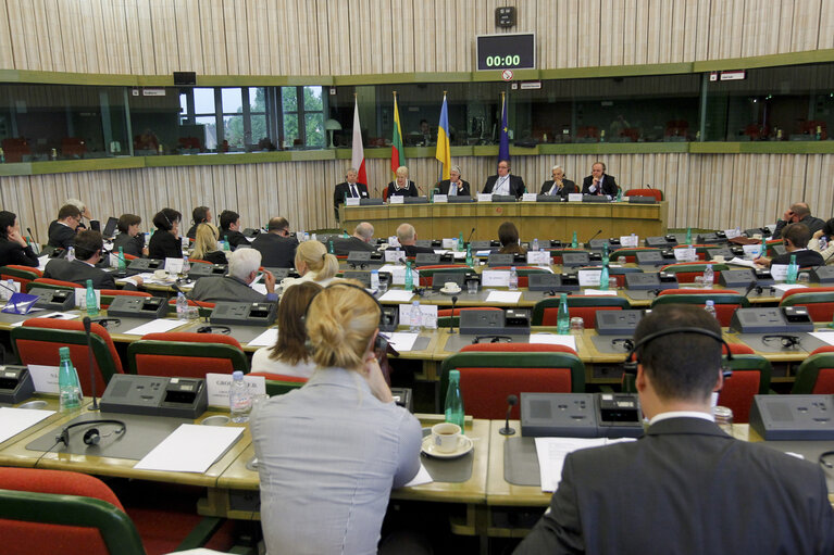 Zdjęcie 5: Participation in the Parliamentary Assembly of the Seimas of the Republic of Lithuania, the Sejm and the Senate of the Republic of Poland and the Verkhovna Rada of Ukraine