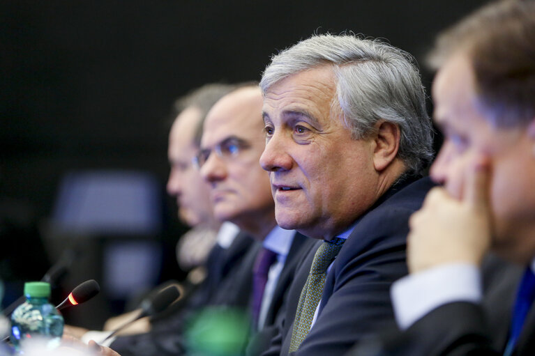 Fotogrāfija 2: Antonio TAJANI - EP President meets with the Heads of EPIO's and Commission representation offices in the EU member countries