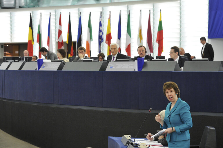 Suriet 5: Intervention of EEAS (European External Action Service) Representative.