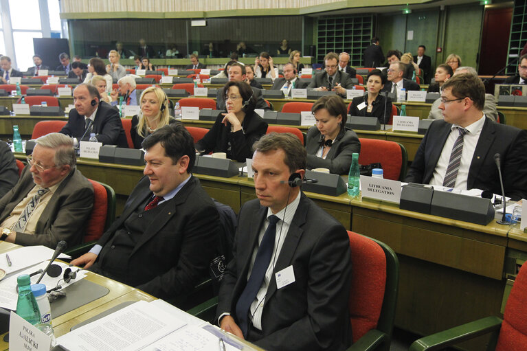 Zdjęcie 4: Participation in the Parliamentary Assembly of the Seimas of the Republic of Lithuania, the Sejm and the Senate of the Republic of Poland and the Verkhovna Rada of Ukraine