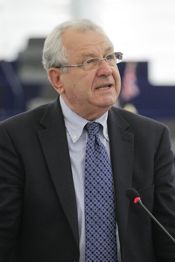 Plenary Session Week 19           Meps in Strasbourg Hemicycle