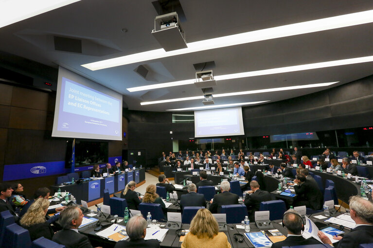 Fotogrāfija 9: Antonio TAJANI - EP President meets with the Heads of EPIO's and Commission representation offices in the EU member countries