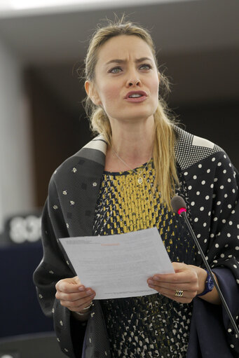 Fotografie 27: Plenary Session Week 19           Meps in Strasbourg Hemicycle