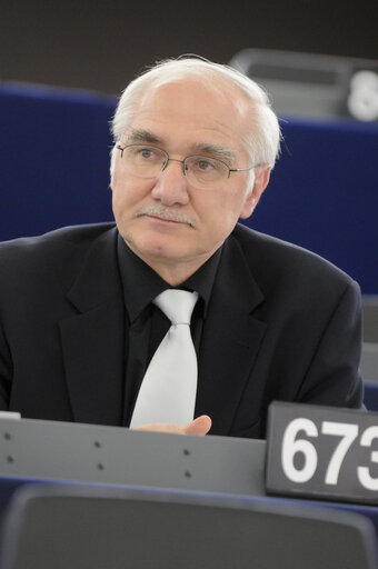 Fotografie 3: MEP's in Strasbourg Hemicycle - week 19