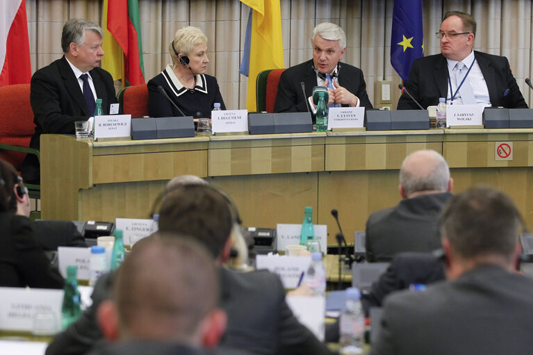 Participation in the Parliamentary Assembly of the Seimas of the Republic of Lithuania, the Sejm and the Senate of the Republic of Poland and the Verkhovna Rada of Ukraine