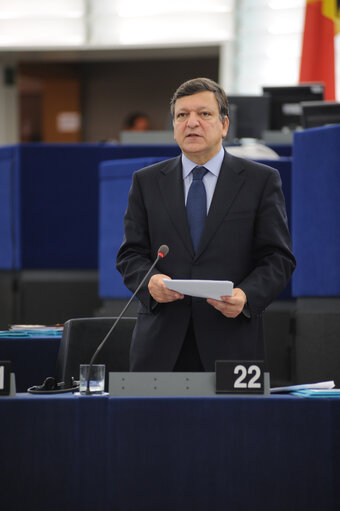 Billede 19: Statement by Commission President José Manuel Barroso