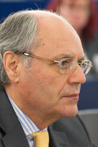 Fotografija 27: Portrait of Mr  Edward SCICLUNA in the hemicycle