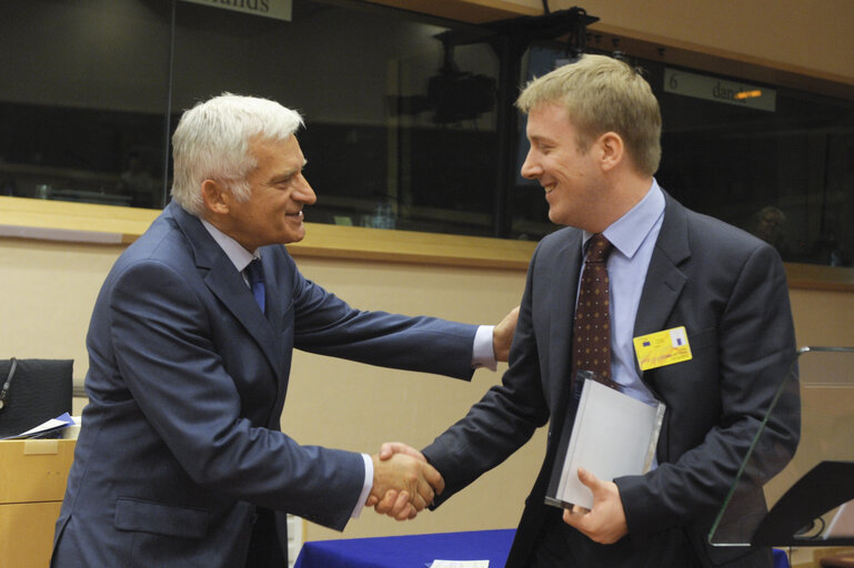 Zdjęcie 14: The European Parliament Journalism Prize 2010 is awarded to Polish, Hungarian and British journalists during a ceremony in Brussels