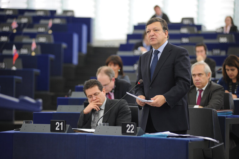 Billede 20: Statement by Commission President José Manuel Barroso