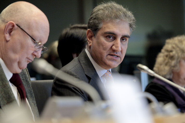 Billede 3: Exchange of views with Pakistan Foreign Minister QURESHI