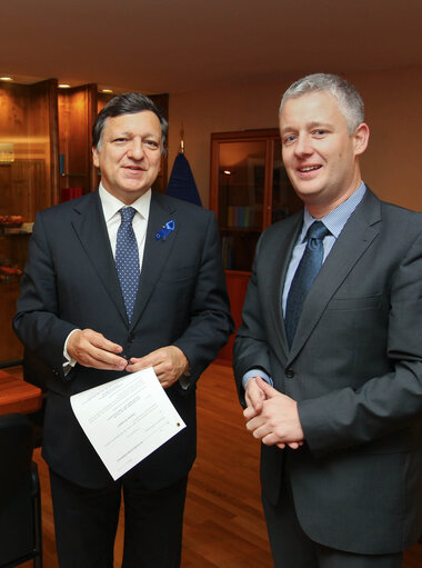 Foto 4: Commission President José Manuel Barroso and Matthias Groote