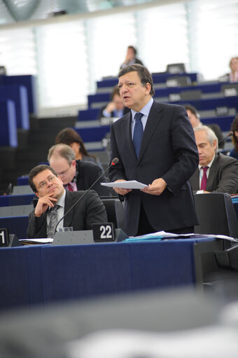 Billede 21: Statement by Commission President José Manuel Barroso