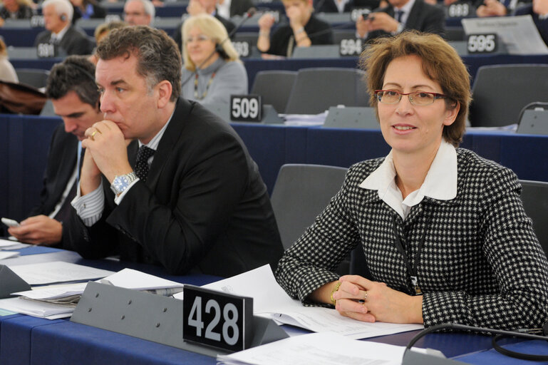 Foto 42: Portrait in Plenary in Strasbourg