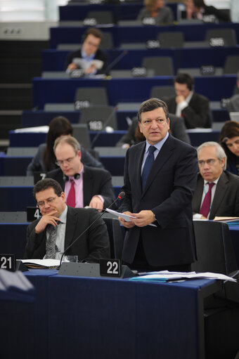 Billede 25: Statement by Commission President José Manuel Barroso