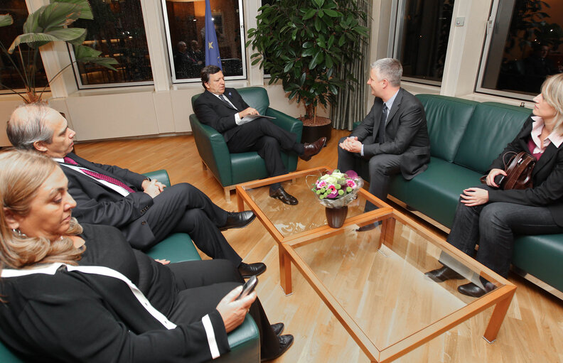 Foto 5: Commission President José Manuel Barroso and Matthias Groote