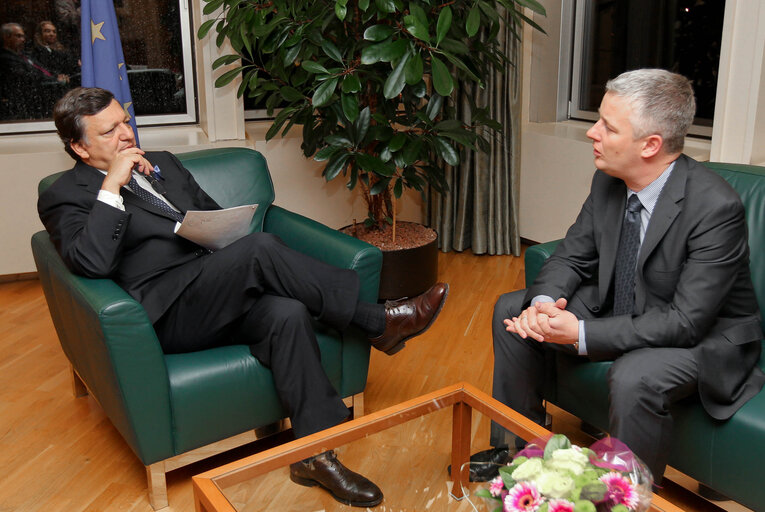 Foto 6: Commission President José Manuel Barroso and Matthias Groote