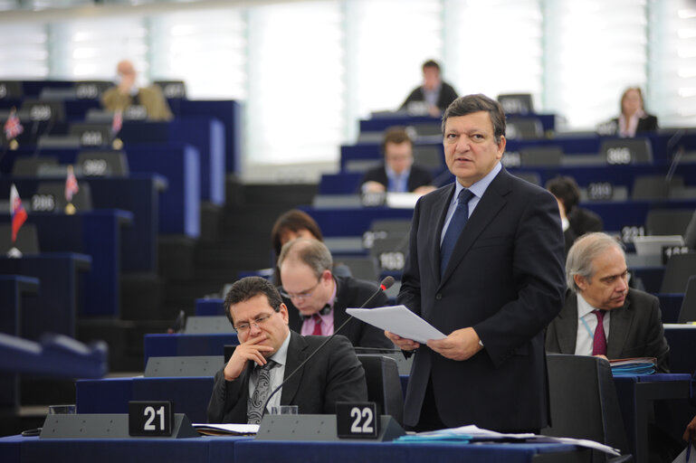 Billede 24: Statement by Commission President José Manuel Barroso