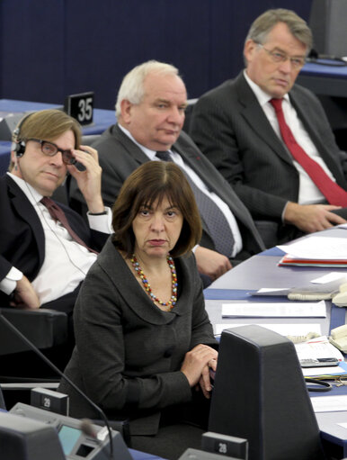 2011 Budget debate during the plenary session in Strasbourg