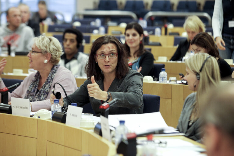 Fotografija 1: ALDE  Seminar on the EU asylum and migration policy