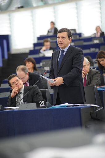 Billede 23: Statement by Commission President José Manuel Barroso