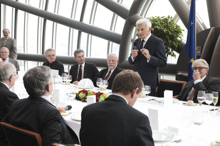 Official lunch to commemorate the 20th anniversary of the German reunification.