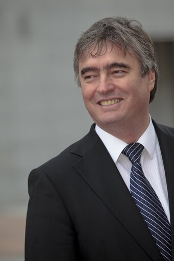 MEP Milan Zver poses for a portrait