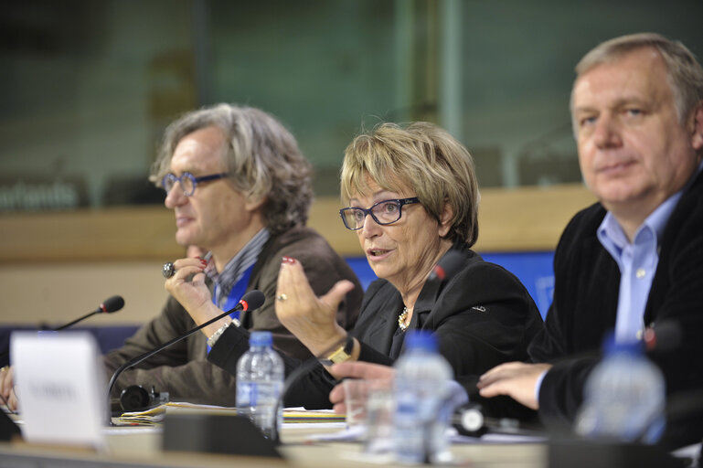 Photo 10: Press conference - Cinema and European identities in presence of Wim Wenders, President of the European Film Academy