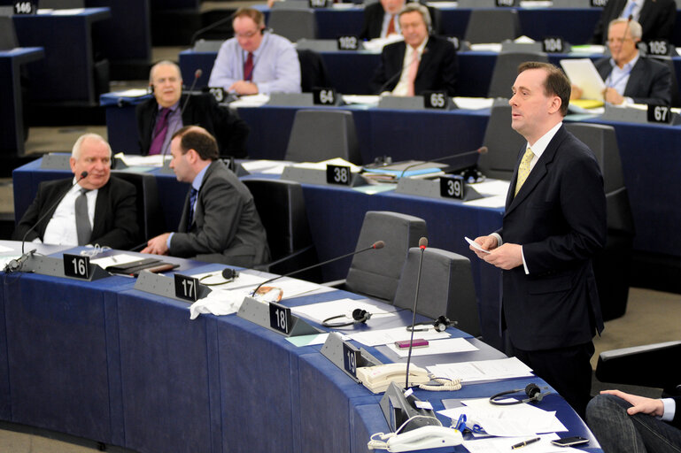 Photo 41: Danish Presidency. Plenary session in Strasbourg week 3 - 2012