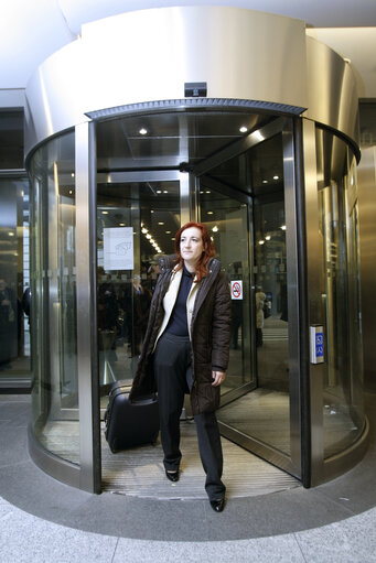 Foto 8: Maria Isabel SALINAS GARCIA at the EP in Brussels.