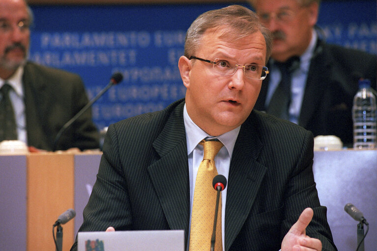 Foto 5: Hearing of European Commissioner in charge of Enlargement and European Neighbourhood Policy