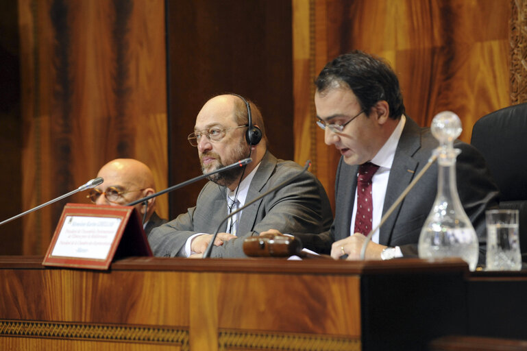 Foto 30: EP President in Rabat. Parliamentary Assembly of the Union for the Mediterranean. 8th Plenary Session