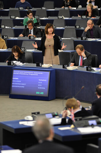 Photo 43: Danish Presidency. Plenary session in Strasbourg week 3 - 2012