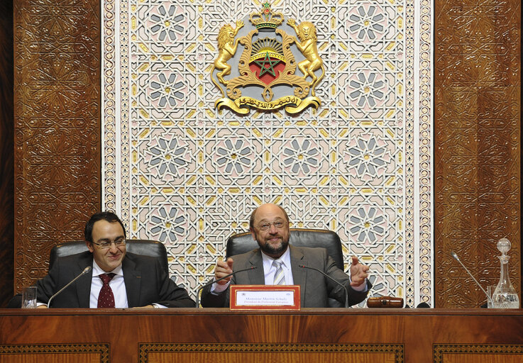 Foto 28: EP President in Rabat. Parliamentary Assembly of the Union for the Mediterranean. 8th Plenary Session