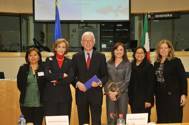 Foto 1: Joint parliamentary committee meeting EU - Mexico.