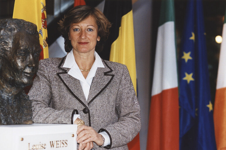 Jacqueline ROUSSEAUX at the EP in Strasbourg.