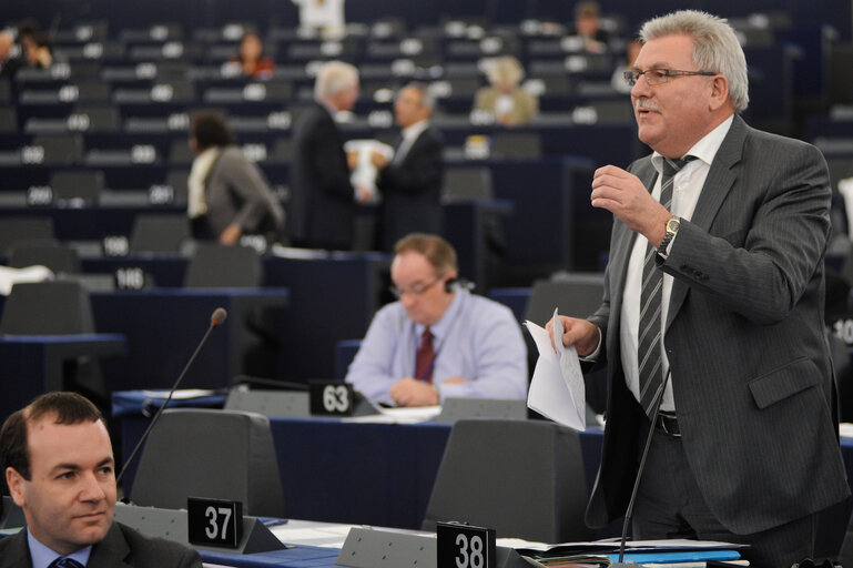 Photo 20: Danish Presidency. Plenary session in Strasbourg week 3 - 2012