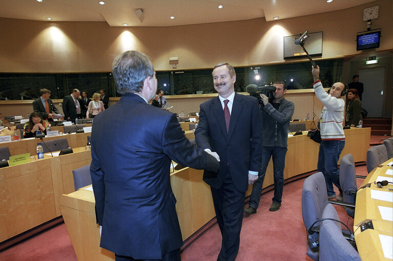 Foto 6: Hearing of the European Commissioner Designate for Taxation and Customs Union, Audit and Anti-Fraud