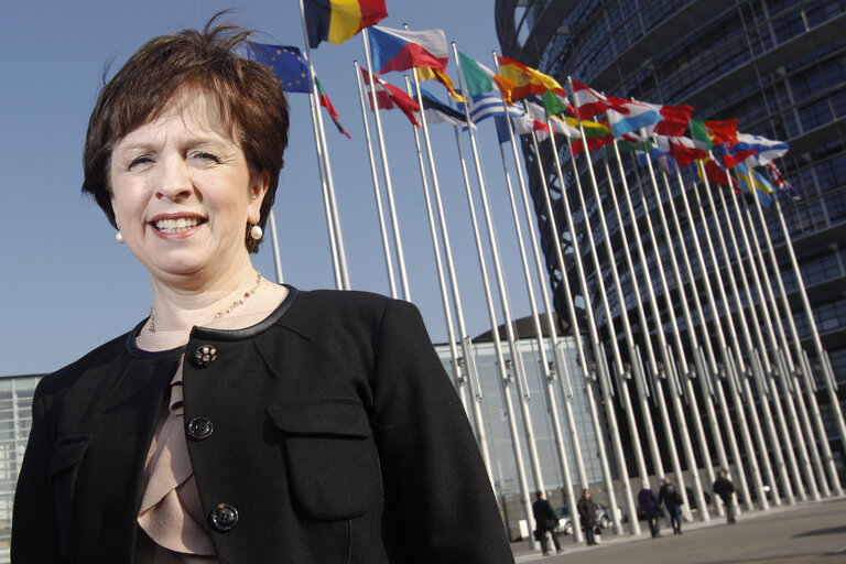 Nuotrauka 6: MEP Diane DODDS in Strasbourg
