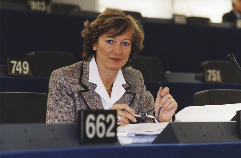 Fotografija 12: Jacqueline ROUSSEAUX at the EP in Strasbourg.