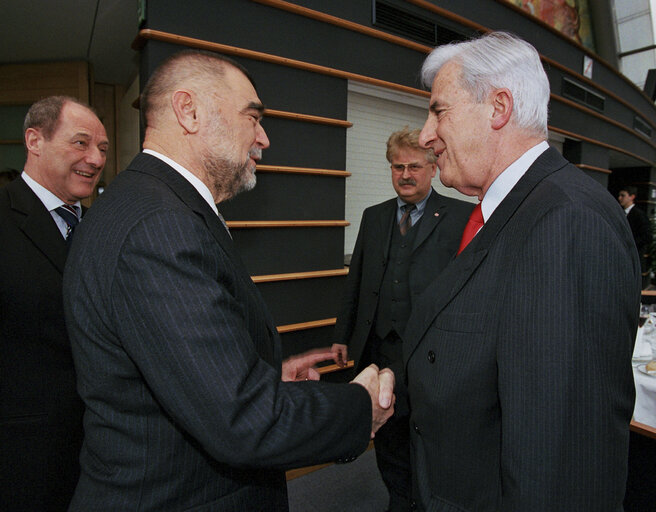 Photo 13 : Visit of the President of Croatia to the EP.