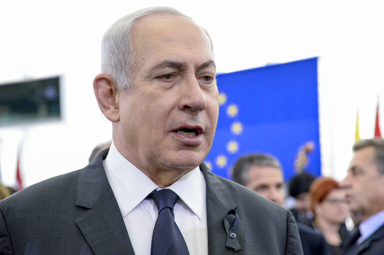 European Ceremony of Honour for Dr. Helmut KOHL - Benjamin NETANYAHU, Israeli Prime Minister