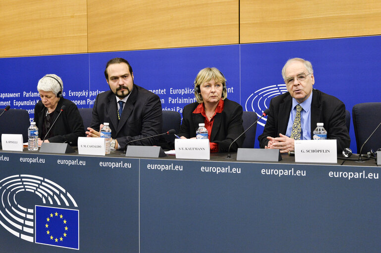 Foto 14: Press Conference ' Improving the functioning of ECI ' with Sylvia-Yvonne KAUFMANN